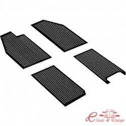 Set de 4 tapizados de caucho negro-53