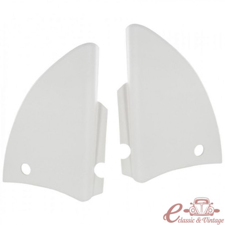 Set de 2 caches armature blancs cabriolet 8/64-7/67