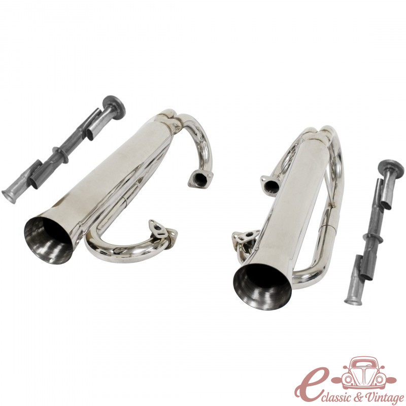 Echappement buggy 2 en 1 en inox vendu avec ses chicanes (sans chauffage)