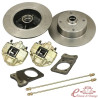 Kit discos de travão da frente 1302-1303 com placas e braçadeira de pinça