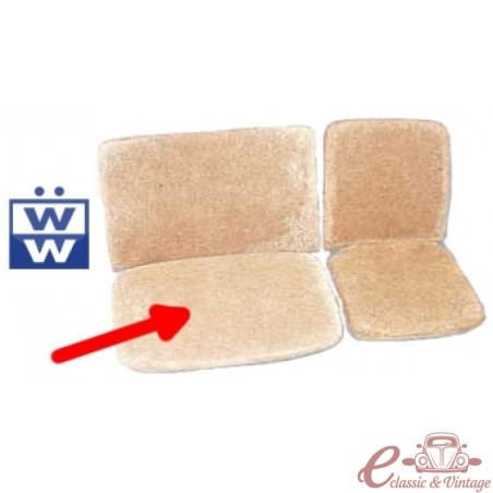 rembourage d'assise de siège 2/3  8/62-7/79