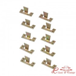 Clips (10) per motllures d'estreps 10mm