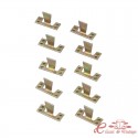 Clips (10) para molduras de estribos 10mm