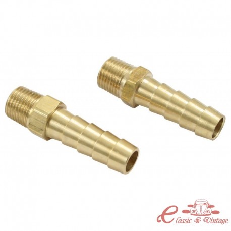 Conjunto de 2 ligações de 8mm para regulador ref U120575 e bomba ref U130330