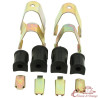 set de 4 silentblocs de barre stabilisatrice pour train avant à rotules
