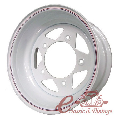 Aro TRIANGULAR 7x15 "branco 5 x 205 (ET -12,5)