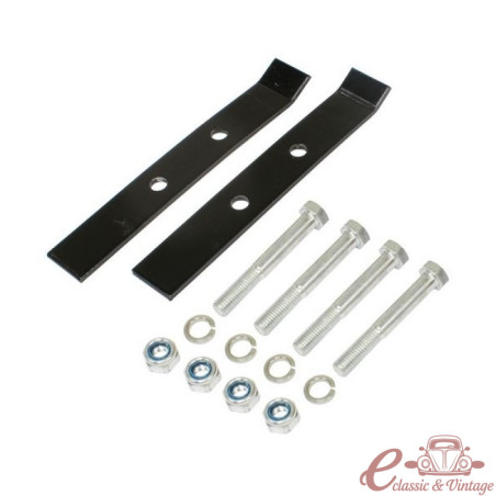 Para-xocs davanter de Buggy doble tub cromat per a tren a pivots