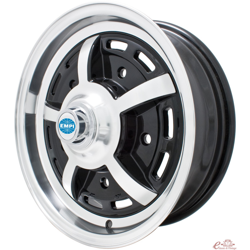 SPRINT STAR preto e roda polida 5x15 "5 x 205 (ET 20)