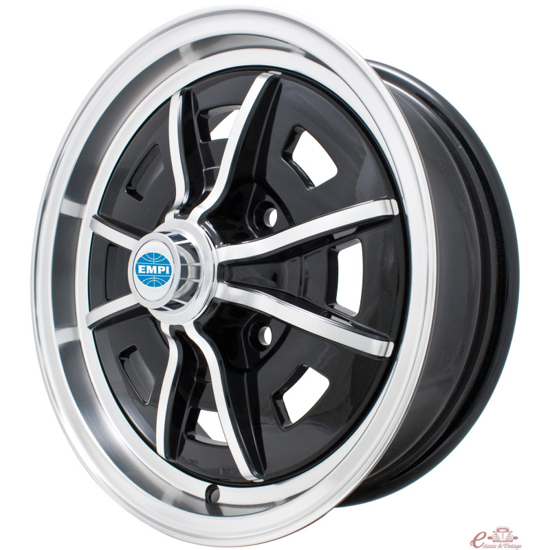 SPRINT STAR preto e roda polida 5x15 "4 x 130 (ET 25)