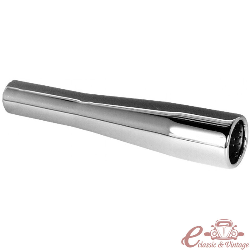 Tomada cônica cromada