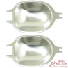 set de 2 coquilles de poignée porte 8/69-
