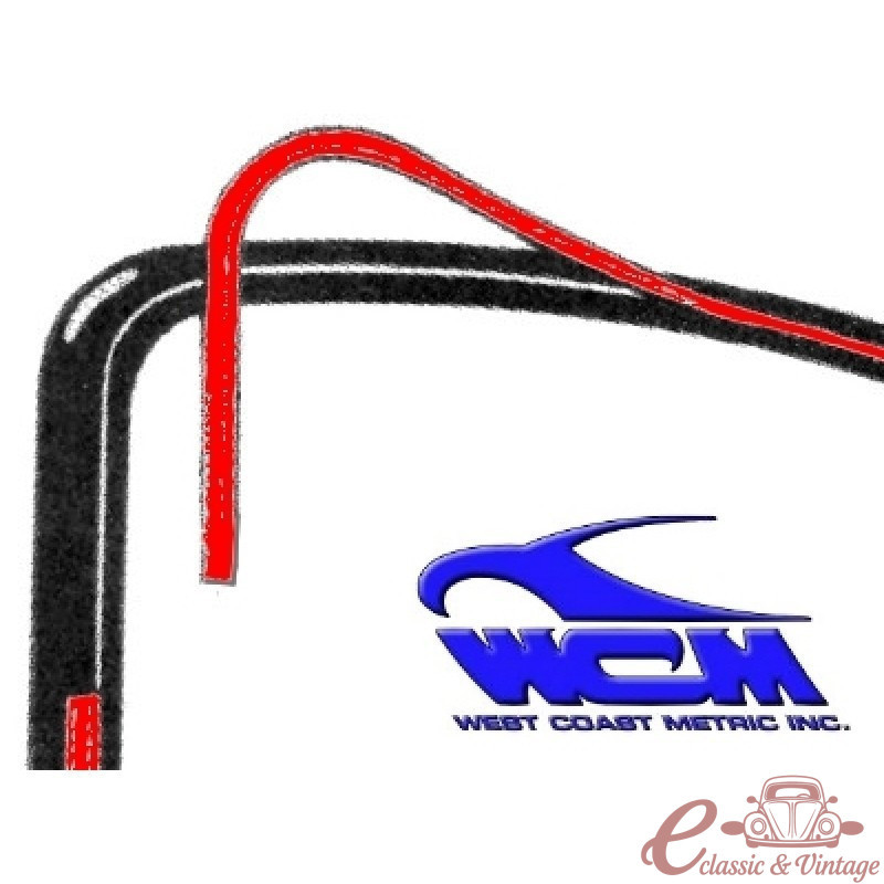 chrome de pare brise cabriolet 65-72