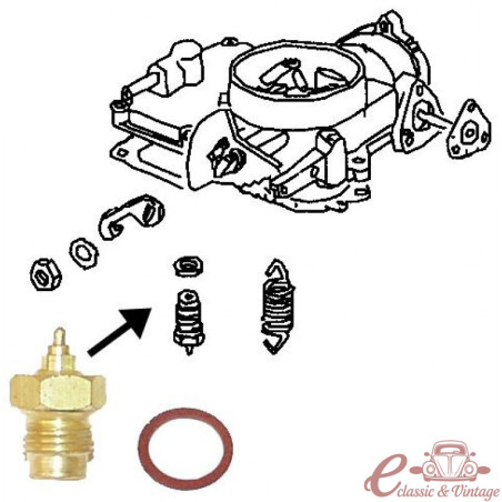 Pointeau de carburateur PICT en 1.50mm