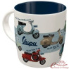 Caneca de cerâmica Vespa Model Chart