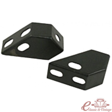 set de 2 supports sur ferrure de pare-choc pour installer mini-feux