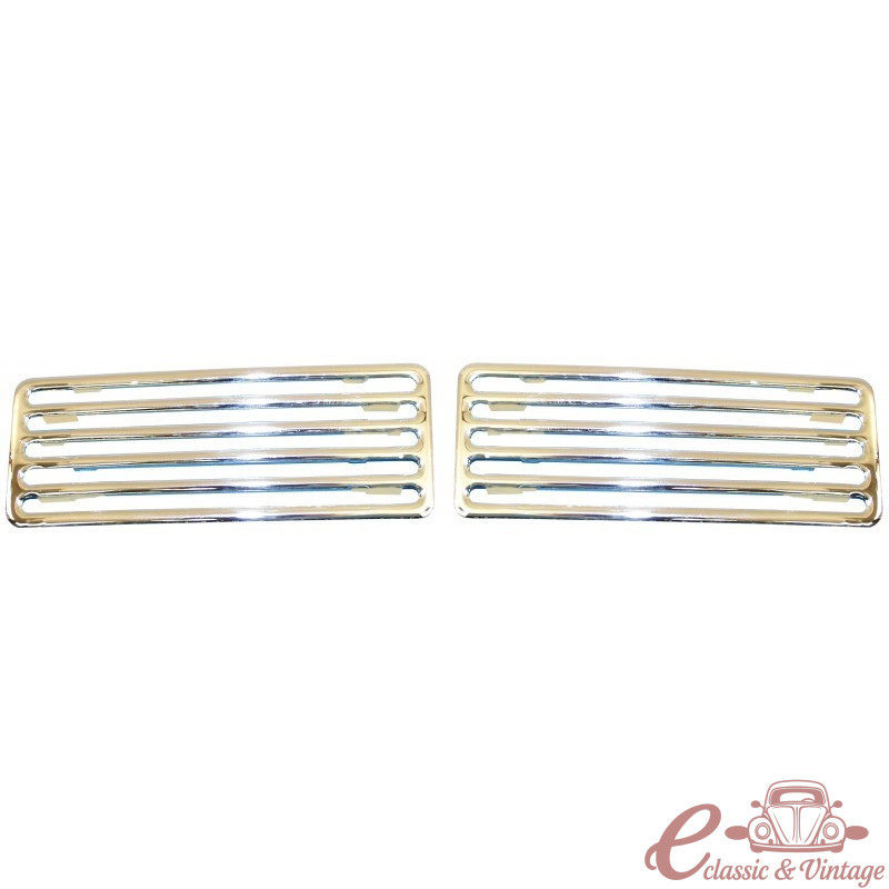 Conjunto de 2 grades de capô traseiro berline / cabriolet -7/71 e 1302