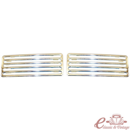 Conjunto de 2 grades de capô traseiro berline / cabriolet -7/71 e 1302