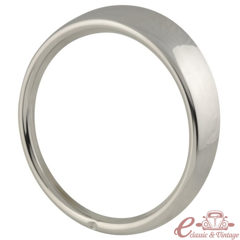 Moldura do farol com 1 furo cromado 8/73 - qualidade OEM super cromado