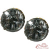 Headlamp set, crystal black, E-marked
