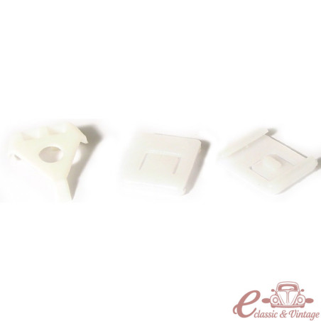 set de 3 câles plastique pour pied de siège avant gauche ou droit 8/72-