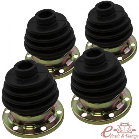 Set of 4 original universal joint bellows T2 8/67-4/79 + T25 Superior Quality
