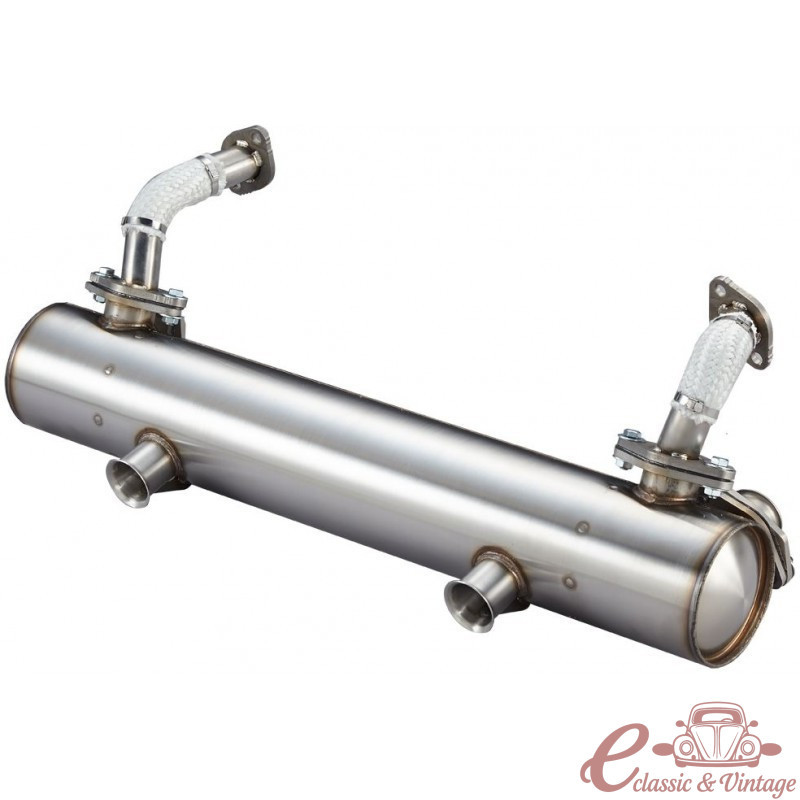 Escape Vintage Speed amb preescalfament STYLE ORIGINI en INOX per 13-1600cc