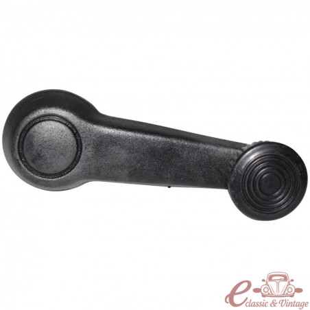 Window winder crank 74- black HELLA