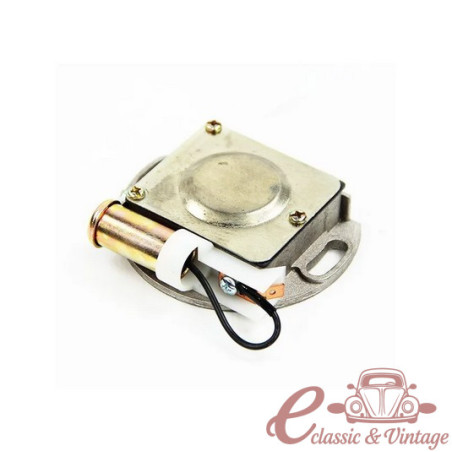 Caixa d'encesa de 12 volts amb interruptor i condensador