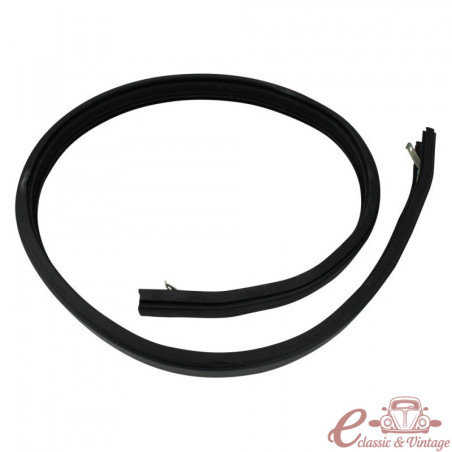 Front rubber bumper strip central part 8/74- USA