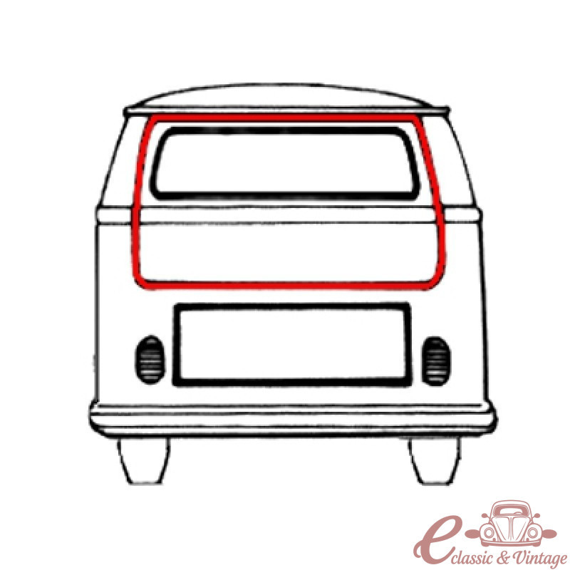 Junta da porta traseira 8 / 72-4 / 79