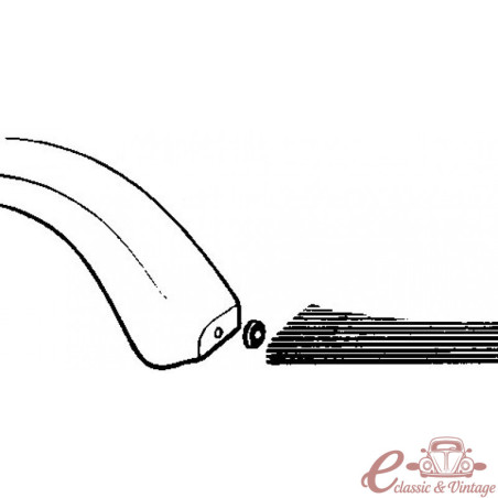 Junta (1) de separació d'estrep / aleta