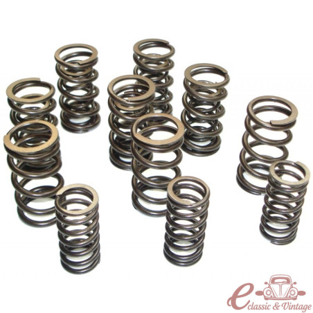 Set of 8 reinforced double valve springs