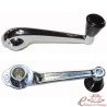 Conjunto de 2 manivelas de virio 56-66 pretas de qualidade superior