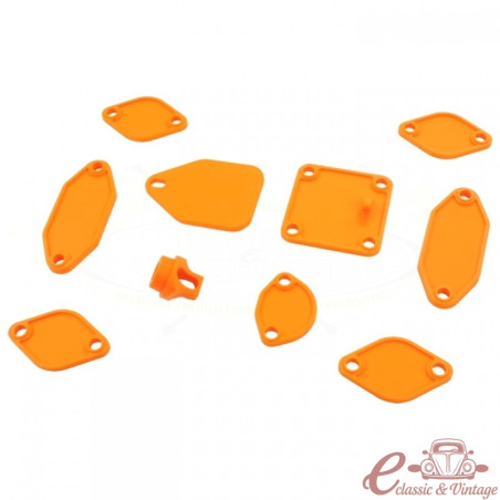 Set de 10 caches plastiques pour fermeture "short-bloc" D/A