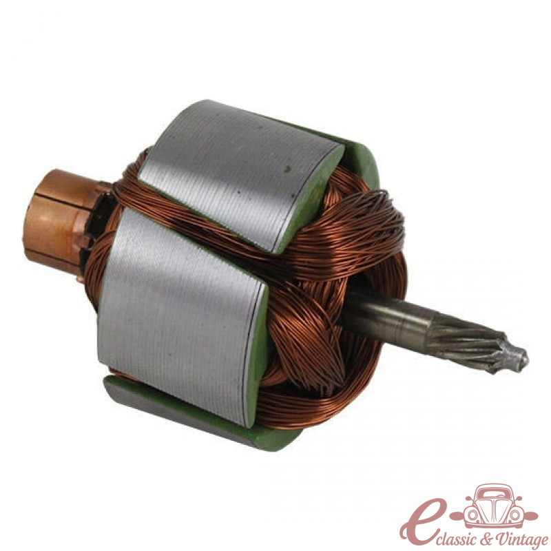 Armadura del motor de neteja de 12 volts T1 58-66 i T2 55-64 (excepte SWF)