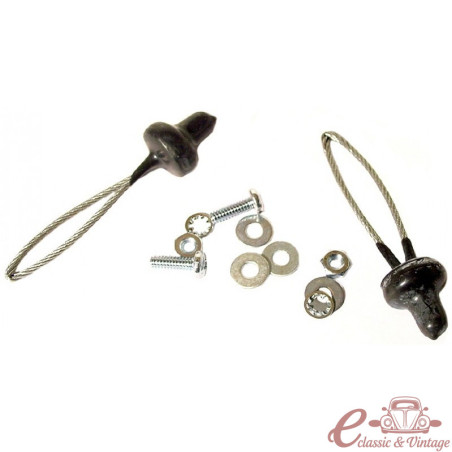 set de 2 arrêts de porte pour kit 1 glace