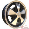 Llanta FUCHS negra i polida 4,5x15 '' 5 x 205 (ET 20)