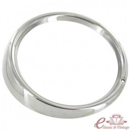 Headlight surround 1 hole chrome 8/73 - HELLA original quality