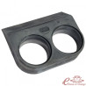 Rubber under-dash mount for 2 52mm dials