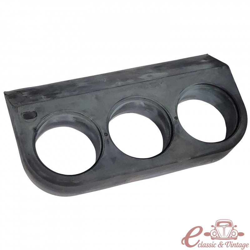 Rubber under-dash mount for 3 52mm dials