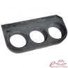 Support sous tableau de bord en caoutchouc pour 3 cadrans 52mm