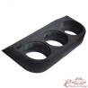 Support sous tableau de bord en caoutchouc pour 3 cadrans 52mm