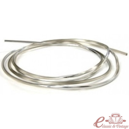moulure plastique chromé (longueur : 4,12m)
