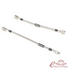 Conjunto de 2 mangueiras de travão traseiro reforçadas GOODRIDGE para T2 68-79