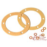 joints (2) de plaque de vidange moteur 25-30cv