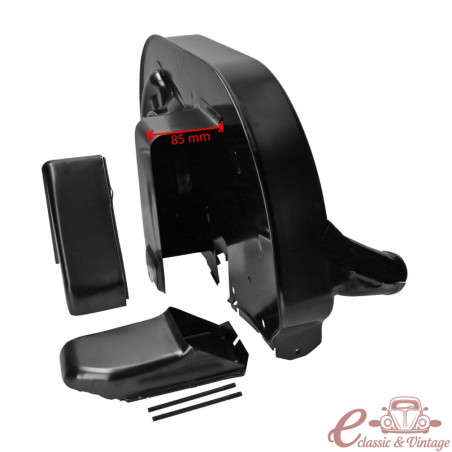 Type 1 Black "OE Style" Engine Turbine for Type 4 Oil Cooler, with Heater