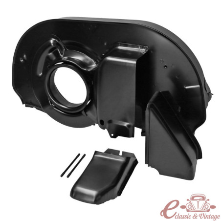 Type 1 Black "OE Style" Engine Turbine for Type 4 Oil Cooler, with Heater