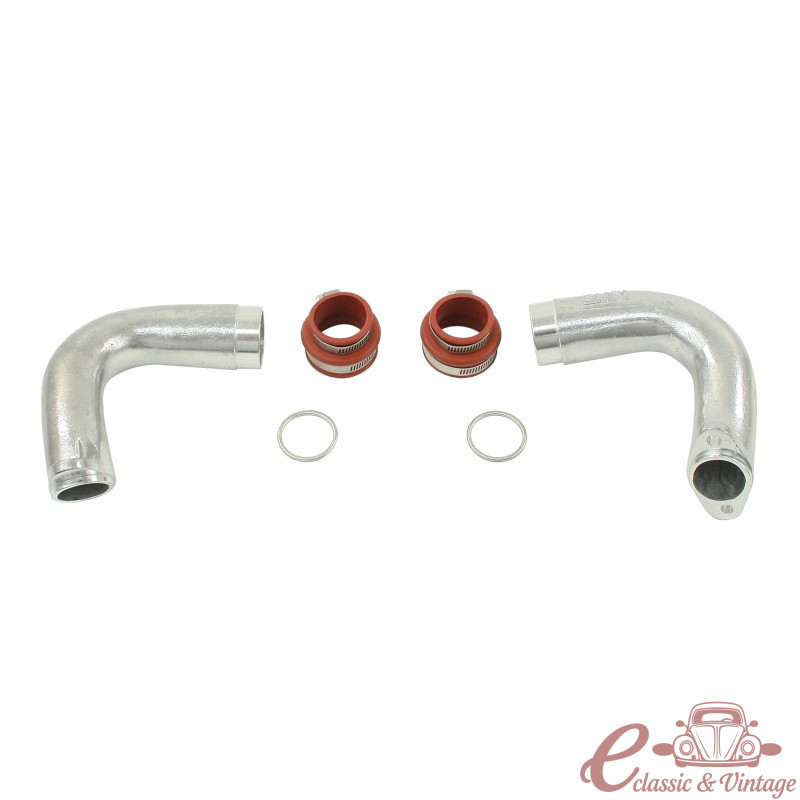 Joc de 2 col·lectors d'alumini per adaptar tub d'admissió doble a motor d'admissió simple