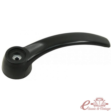 Tirador interior de porta corredissa negra T2 68-