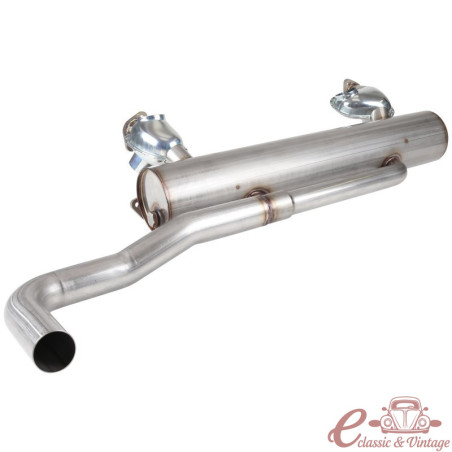 Escapament d'alt rendiment d'acer inoxidable amb sortida d'estil original de 42 mm de diàmetre per a T2 8/71-8/79